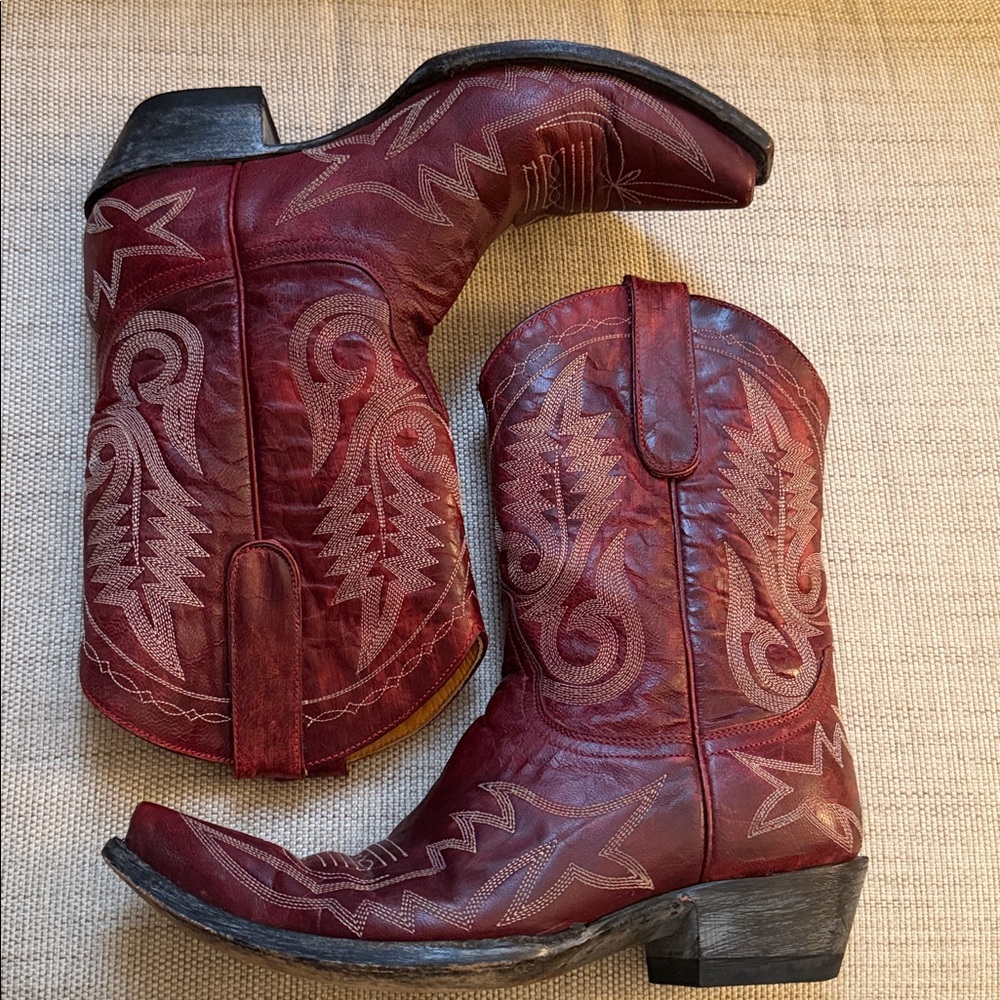 OLD GRINGO Cowboy Boots NEVADA Snip Toe Stitching Details Cowgirl Rodeo - Picture 9 of 17